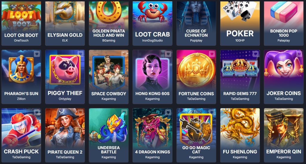 Monix Bet games
